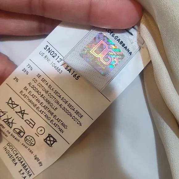 Dolce & Gabbana Italian Luxury Renaissance lace and satin dress sz 34 XS/ 0 - Picture 5 of 9